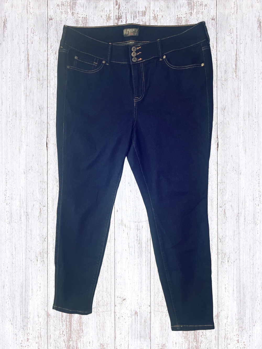 Torrid High Rise Skinny Jeggings Size 20 Short - Picture 9 of 16